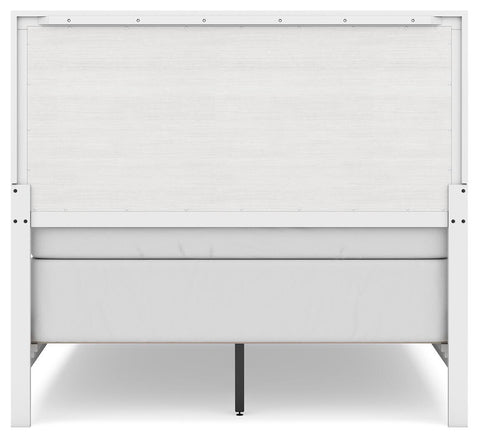 Binterglen Panel Bed and Nightstand