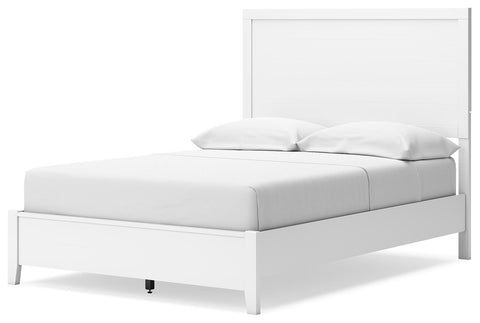 Binterglen Panel Bed and Nightstand