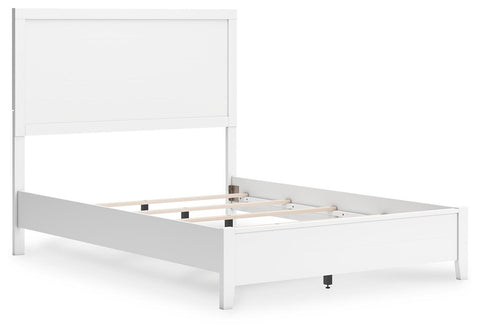 Binterglen Panel Bed and Nightstand