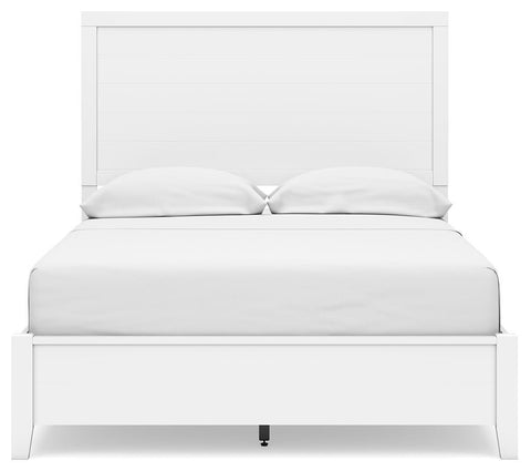 Binterglen Panel Bed and Nightstand