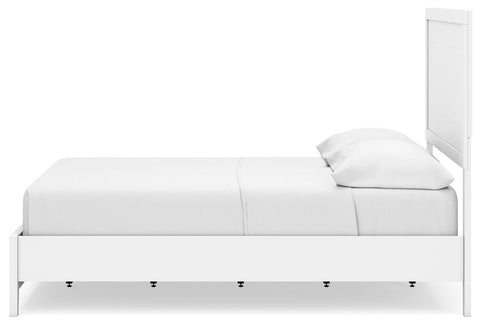 Binterglen Panel Bed and Nightstand