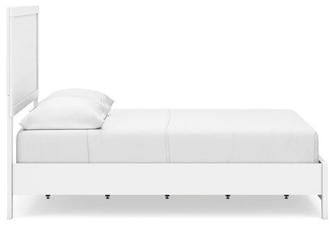 Binterglen Panel Bed and Nightstand