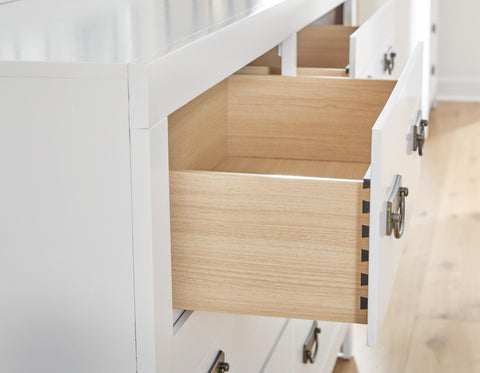 Binterglen Panel Bed and Nightstand