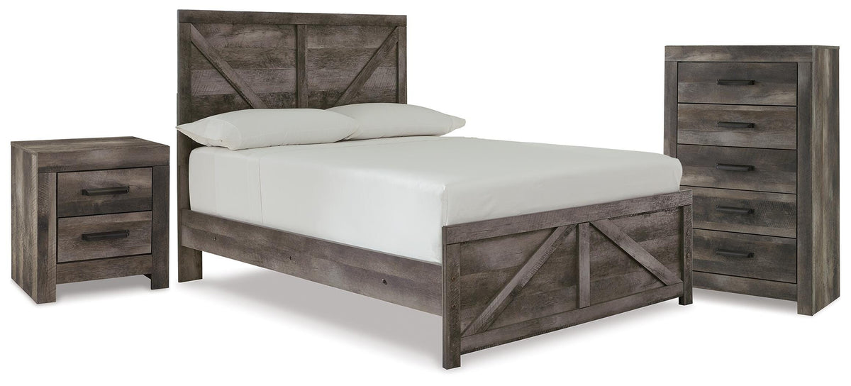 Wynnlow Panel Bed, Chest and Nightstand