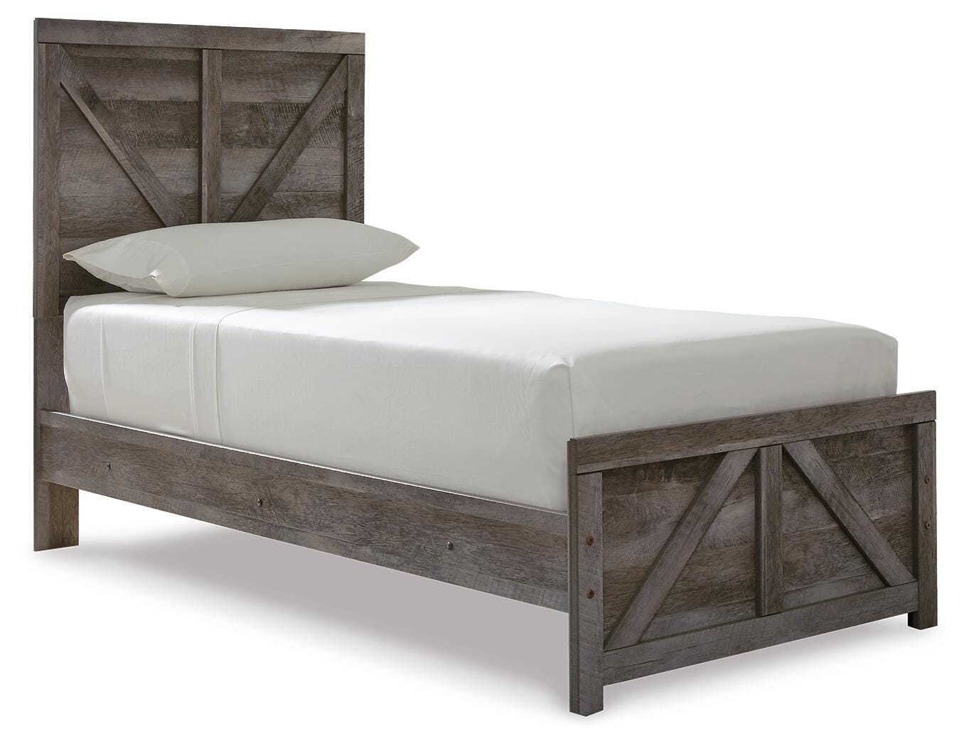 Wynnlow Crossbuck Panel Bed, Dresser and Nightstand