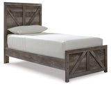 Wynnlow Crossbuck Panel Bed, Dresser and Nightstand