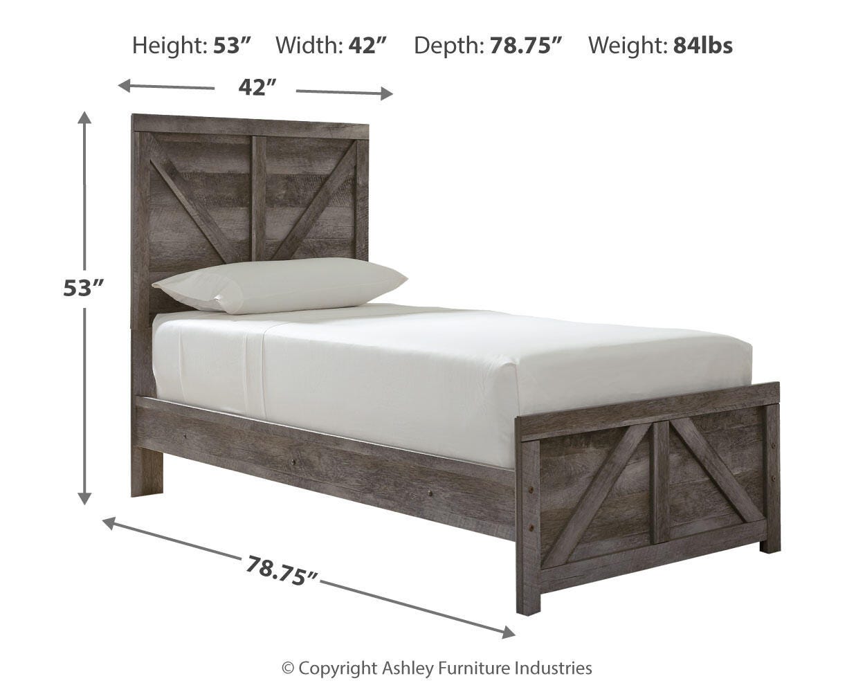 Wynnlow Panel Bed
