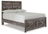 Wynnlow Crossbuck Panel Bed and 2 Chests