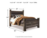Wynnlow Upholstered Poster Bed