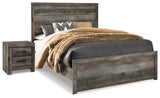 Wynnlow Panel Bed and Nightstand