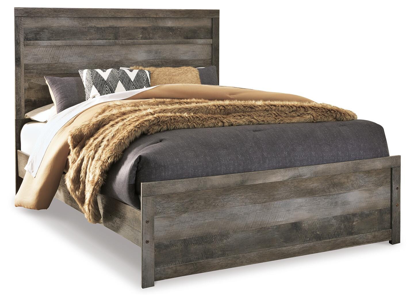 Wynnlow Panel Bed, Dresser, Mirror, Chest and 2 Nightstands