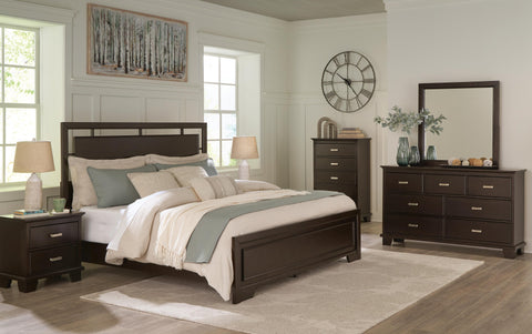 Covetown Panel Bed, Dresser, Mirror and Nightstand