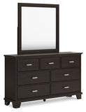 Covetown Panel Bed, Dresser, Mirror, Chest and Nightstand