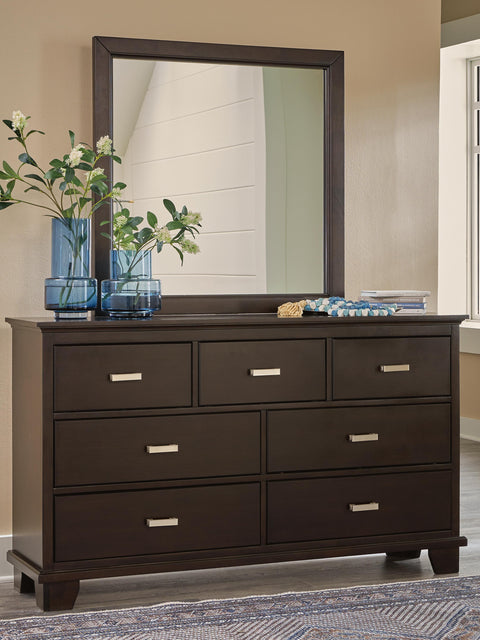 Covetown Panel Bed, Dresser, Mirror, Chest and Nightstand