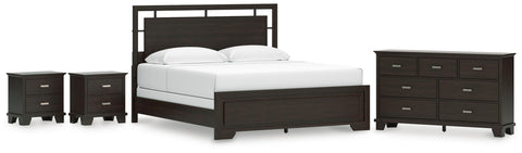 Covetown Panel Bed, Dresser and 2 Nightstands