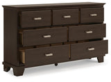 Covetown Panel Bed with Dresser