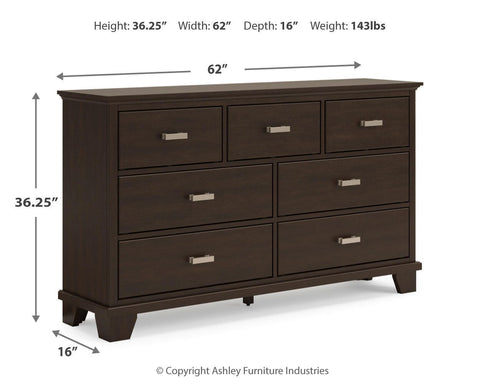 Covetown Panel Bed with Dresser and Nightstand