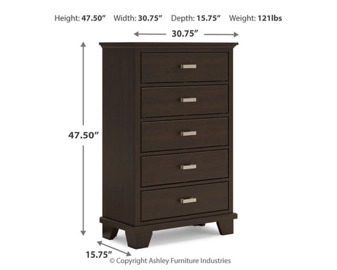 Covetown Panel Bed, Chest and Nightstand