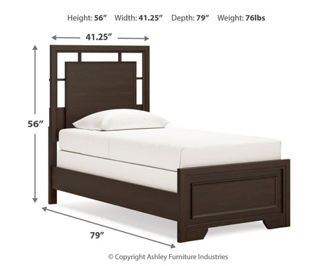 Covetown Panel Bed, Dresser and 2 Nightstands