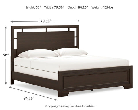 Covetown Panel Bed, Dresser and 2 Nightstands