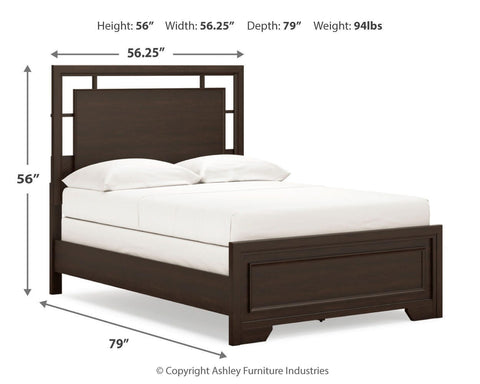 Covetown Panel Bed and Nightstand