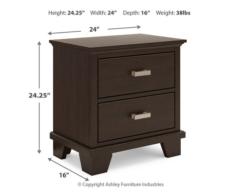 Covetown Panel Bed, Dresser, Mirror and Nightstand