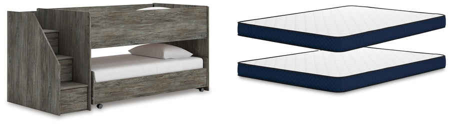 Frandern Over Loft Bed and Mattresses