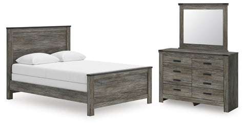 Frandern Panel Bed, Dresser and Mirror