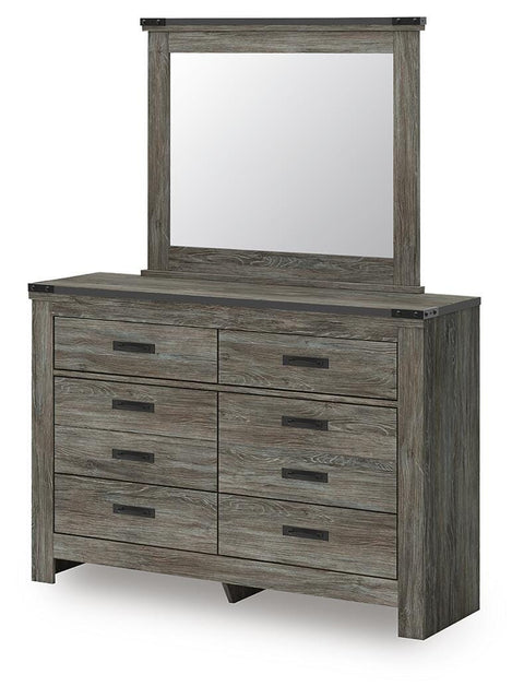 Frandern Panel Bed, Dresser and Mirror