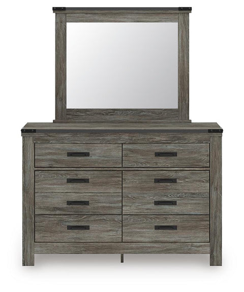 Frandern Panel Bed, Dresser and Mirror