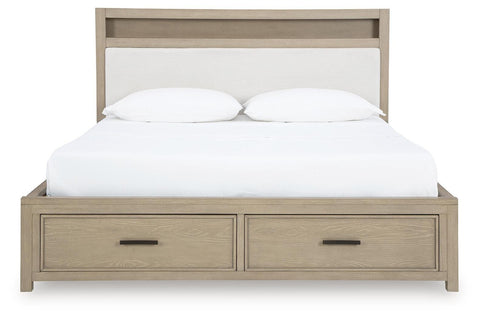 Calmoro Bookcase Bed with Dresser and Nightstand