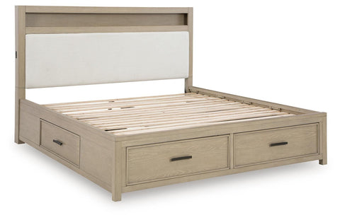 Calmoro Bookcase Bed with Dresser and Nightstand