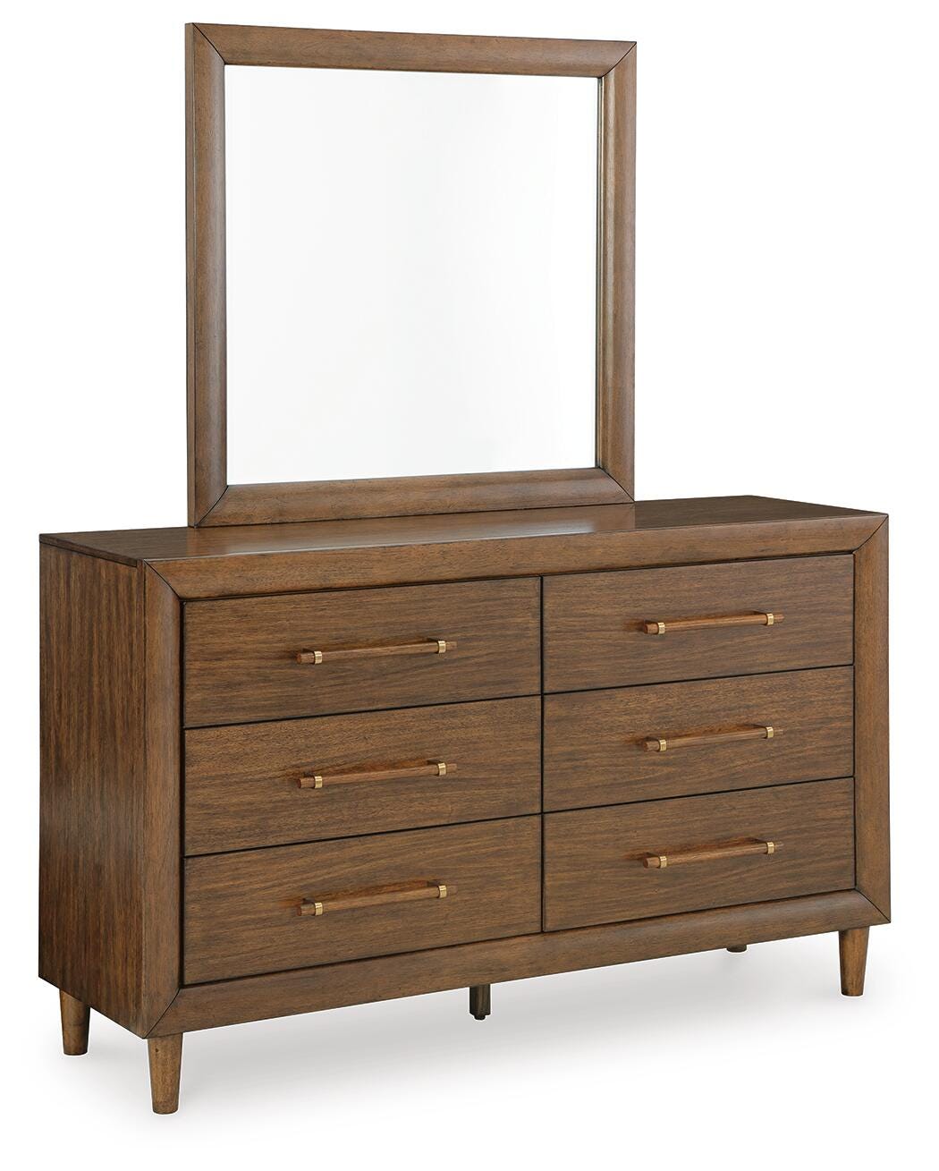 Corwyn Upholstered Panel Bed, Dresser, Mirror, Chest and Nightstand