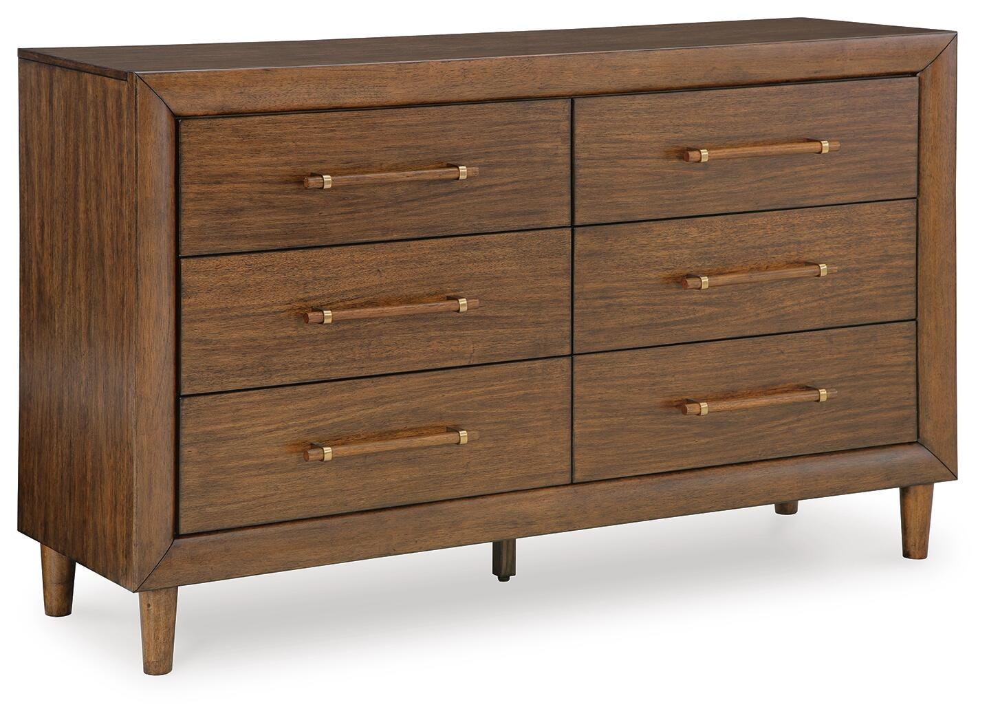 Lyncott Upholstered Bed with Dresser and 2 Nightstands