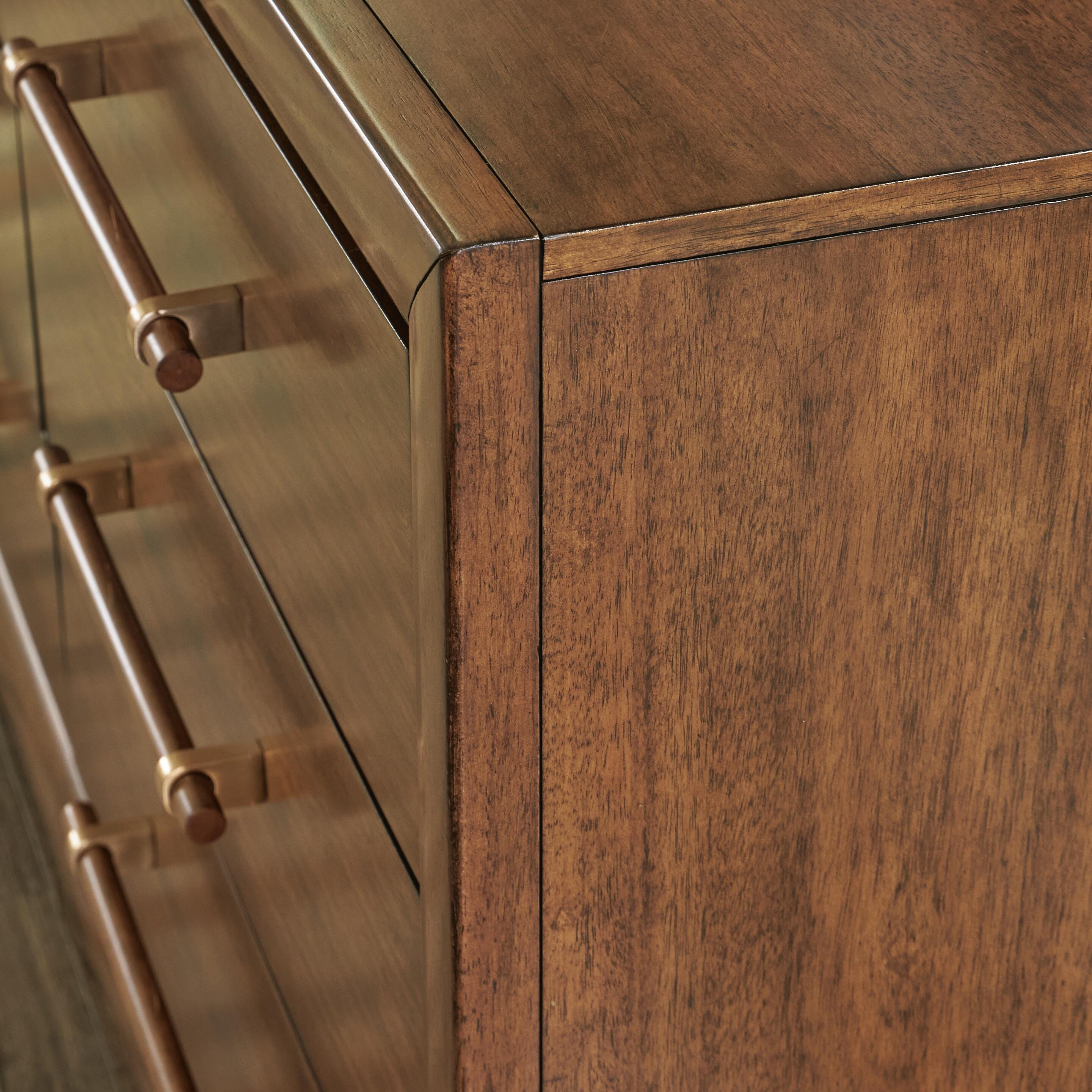 Lyncott Upholstered Bed with Dresser
