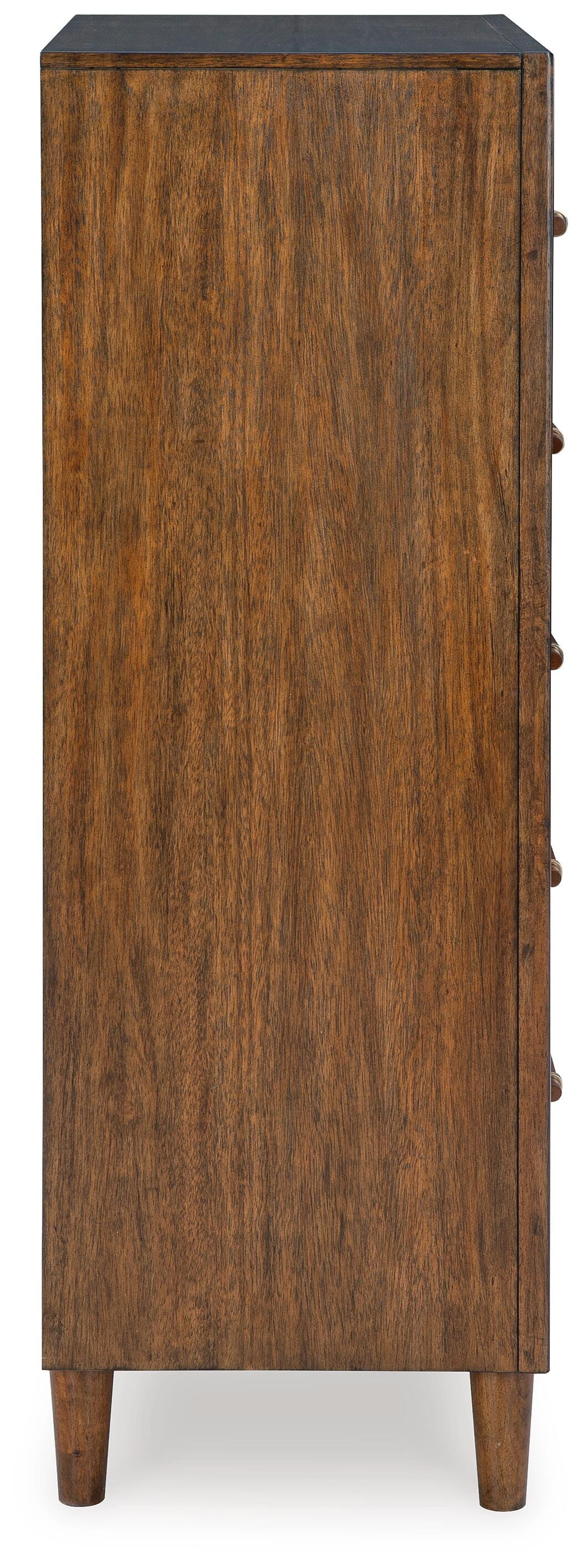 Lyncott Upholstered Bed, Chest and Nightstand