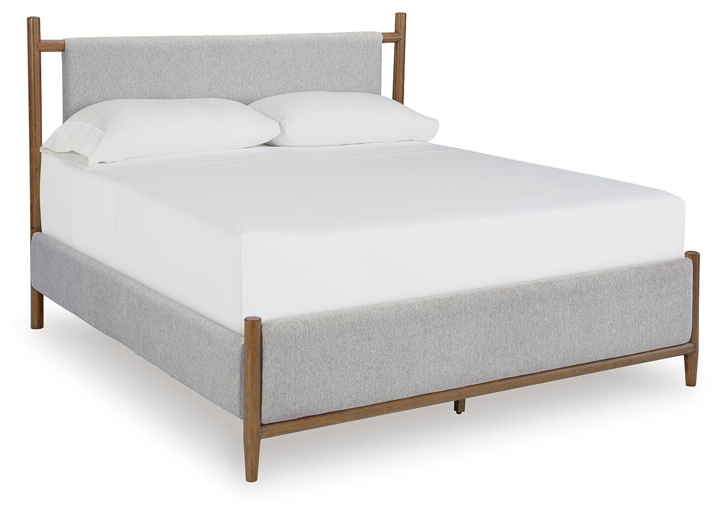 Lyncott Upholstered Bed with Dresser