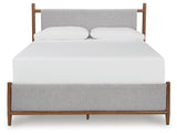 Corwyn Upholstered Panel Bed and 2 Nightstands