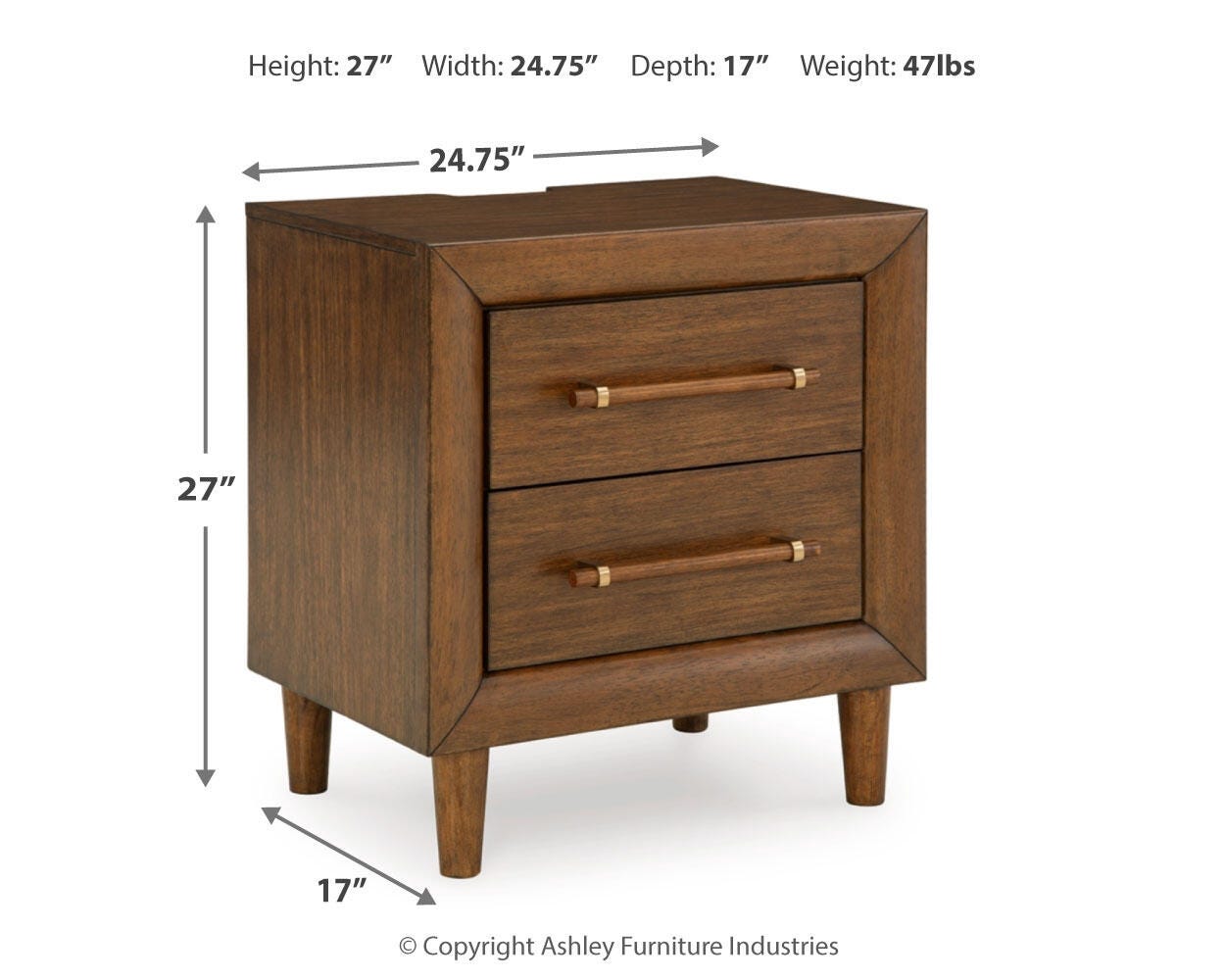 Lyncott Upholstered Panel Bed, Dresser, Mirror, Chest and Nightstand