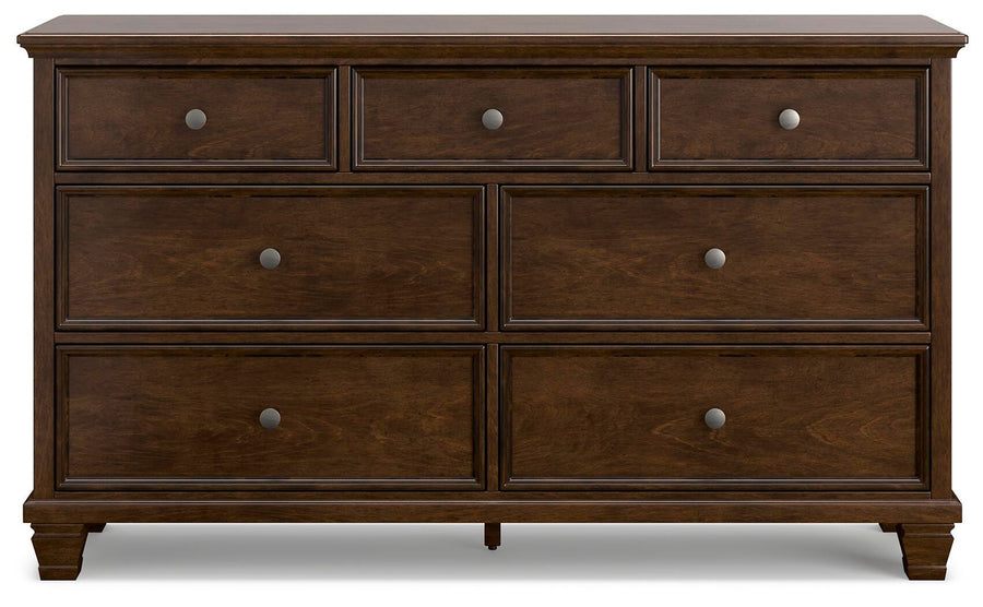 Danabrin Panel Storage Bed, Dresser and Nightstand