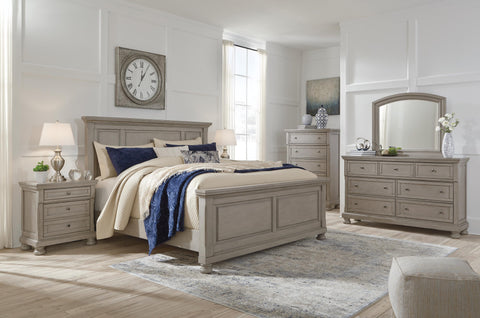 Lettner Panel Bed, Dresser, Chest and 2 Nightstands