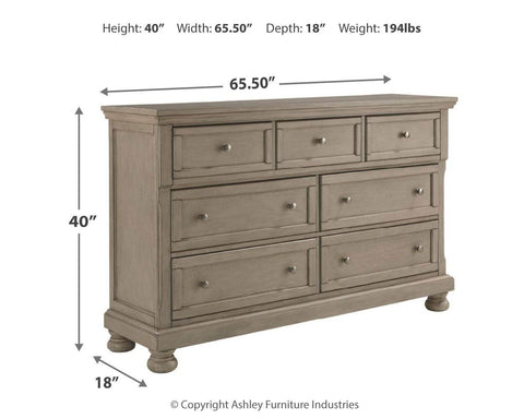 Lettner Panel Bed, Dresser, Chest and 2 Nightstands
