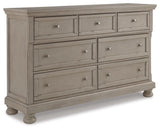 Lettner Panel Bed, Dresser, and Nightstand