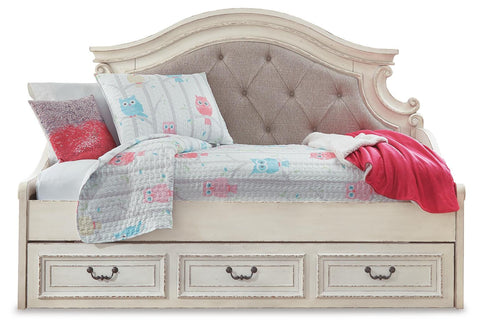 Realyn Storage Day Bed and Nightstand