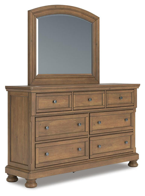 Feddinger Panel Storage Bed. Dresser, Mirror, Chest and Nightstand
