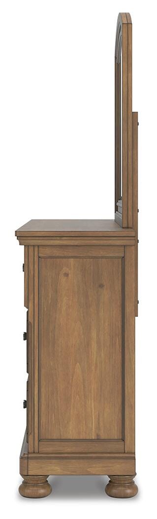 Feddinger Panel Bed, Dresser and Mirror