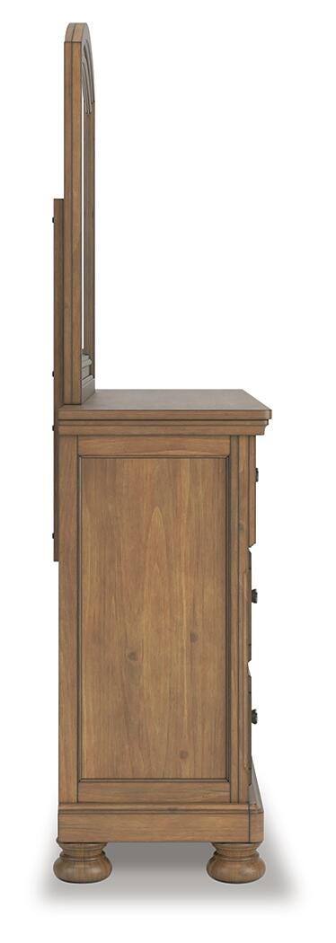 Feddinger Panel Storage Bed. Dresser, Mirror, Chest and Nightstand