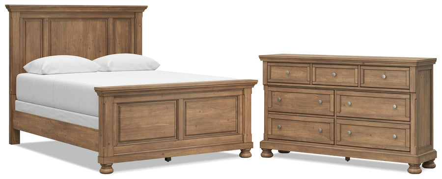 Feddinger Panel Bed with Dresser