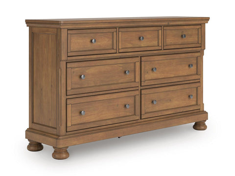 Feddinger Panel Storage Bed, Dresser and Nightstand