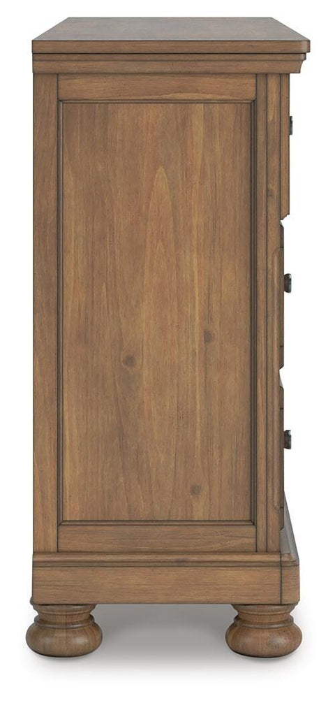 Feddinger Storage Sleigh Bed with Dresser